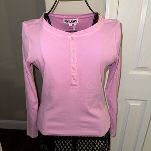 DKNY Jeans washed pink top